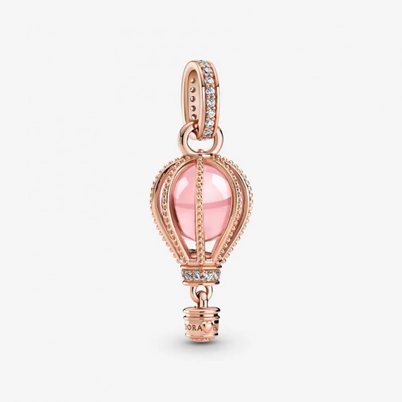Pandora  - Szikrázó rózsaszín hőlégballon függő charm - 789434C01