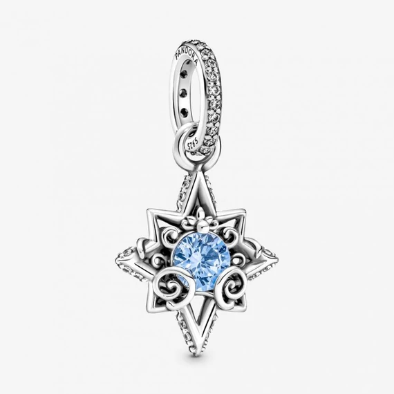 Pandora  - Disney, Hamupipőke kék csillag medál - 399560C01