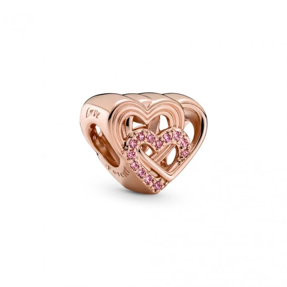 Pandora  - Összefonódó szívek charm - 789529C01