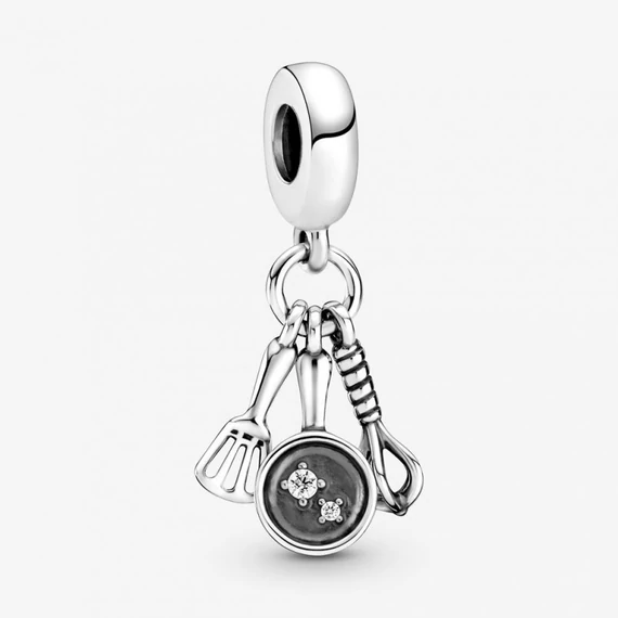 Pandora  - Spatula, serpenyő és habverő függő charm - 799531C01