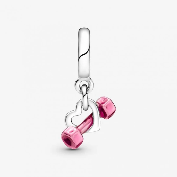 Pandora  - Súlyzó és szív függő charm - 799545C01
