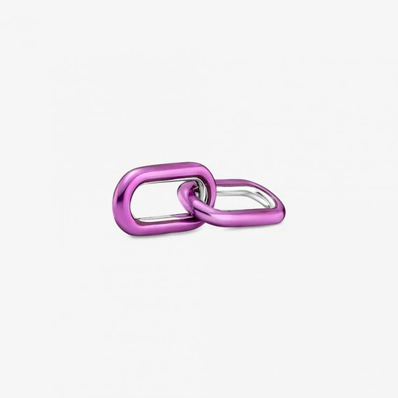 Pandora  - Pandora ME Élénk lila stílusos dupla láncszem ezüst charm - 799663C02