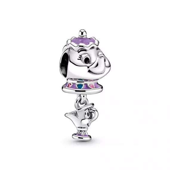 Pandora  - Disney Szépség és a szörnyeteg Mrs. Potts és csészike charm - 799015C01