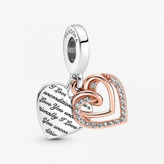 Pandora  - Pandora összefonódott szívek charm - 781062C01