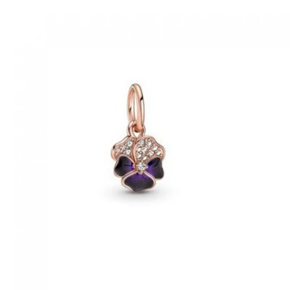 Pandora  - PANDORA ROSE LILA ÁRVÁCSKA FÜGGŐ CHARM - 780776C01