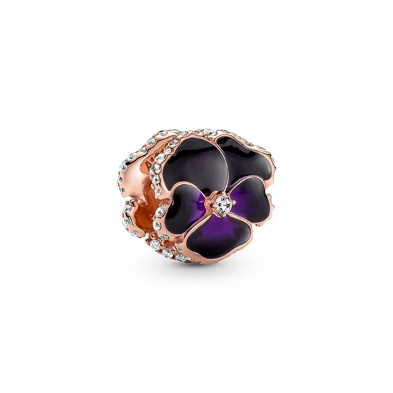 Pandora  - PANDORA SÖTÉTLILA ÁRVÁCSKA CHARM - 780777C01