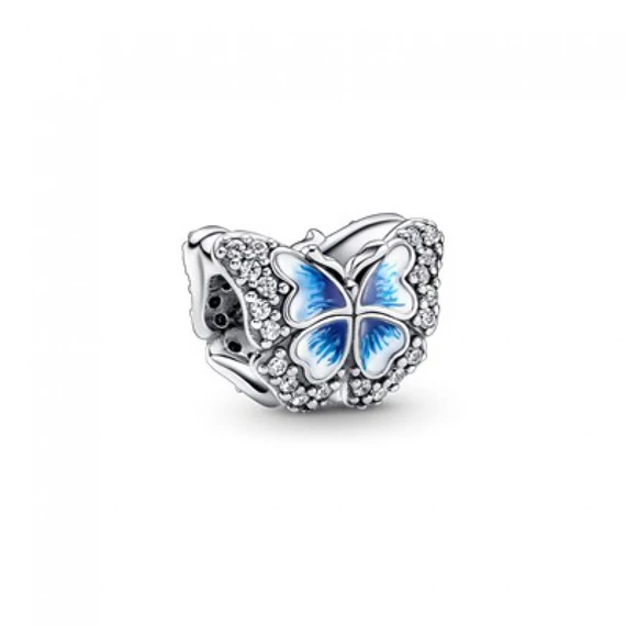 Pandora  - KÉK PILLANGÓ csillogó CHARM - 790761C01