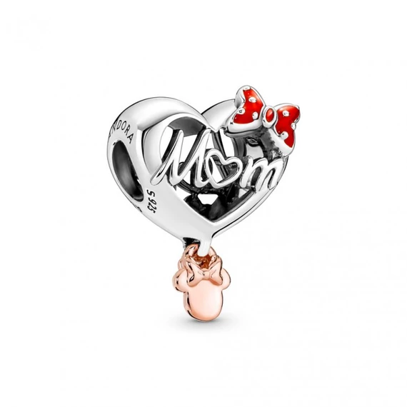 Pandora  - Disney Minnie Egér anyai szív charm - 781142C01
