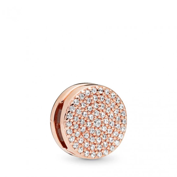Pandora  - Pandora ékszer Káprázatos elegancia reflexions rozé klip charm - 787583CZ