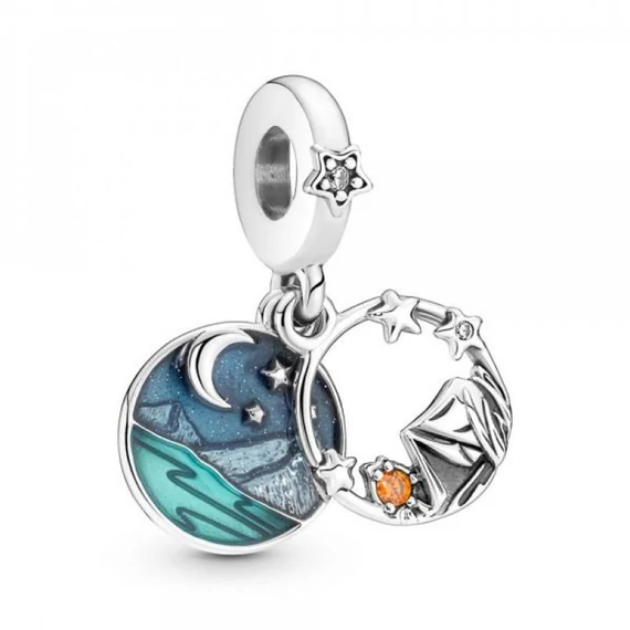 Pandora  - Pandora ékszer Éjszakai kemping függő ezüst charm - 791686C01