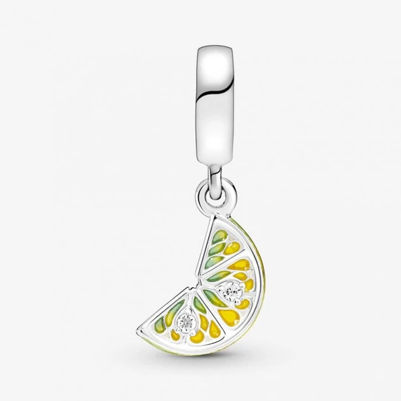 Pandora  - Szikrázó citrom függő charm - 791696C01