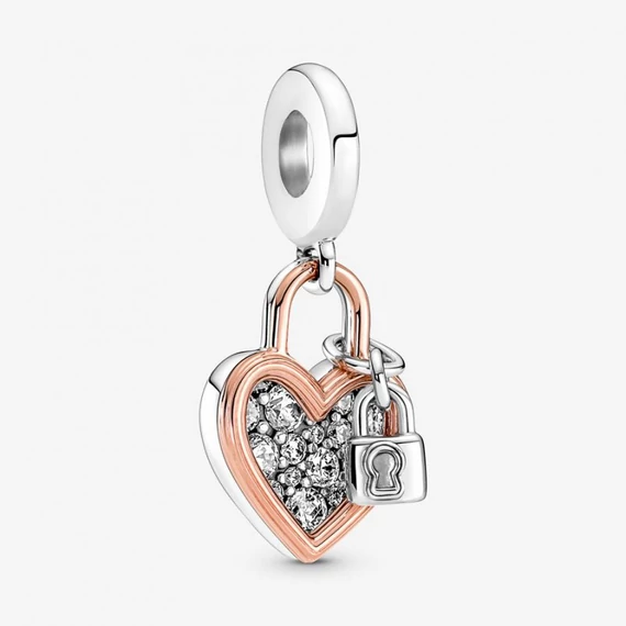 Pandora  - PANDORA SZÍV & LAKAT DUPLA CHARM - 780087C01