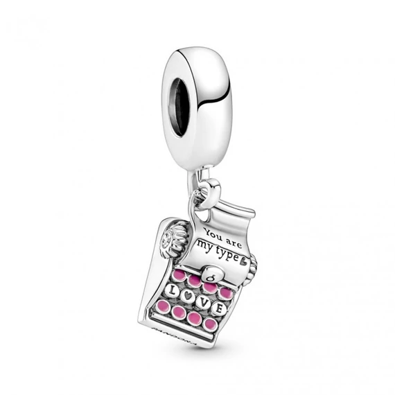 Pandora  - Írógép függő ezüst charm - 790069C01