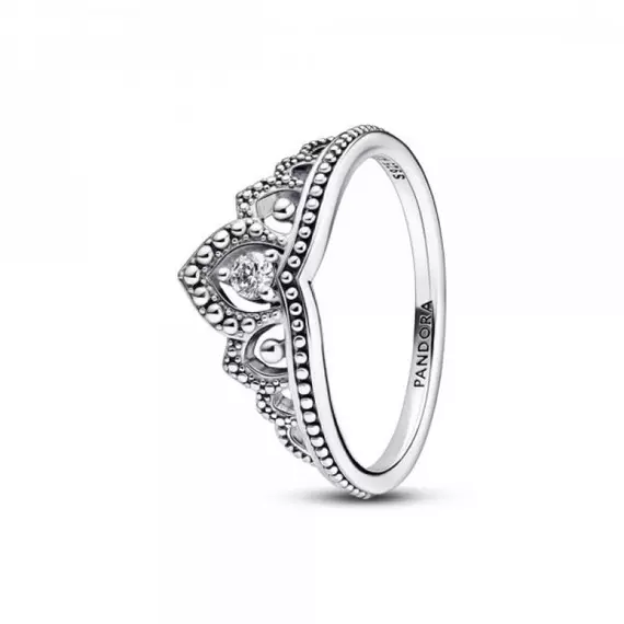 Pandora  - Királyi gyöngyös tiara gyűrű - 192233C01-54