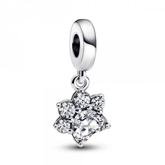 Pandora  - Cirkónia tappancs függő ezüst charm - 792247C01