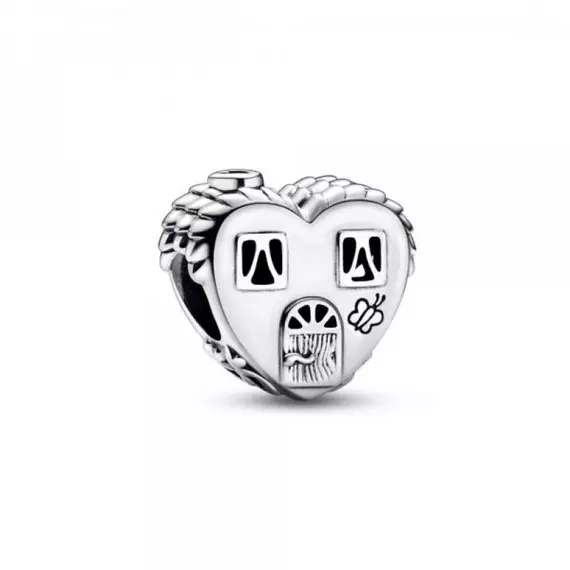 Pandora  - Szív házikó ezüst charm - 792249C00