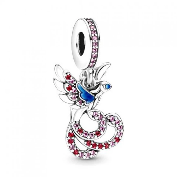 Pandora  - Pandora Moments Kínai mitikus főnix ezüst függő charm - 790102C01