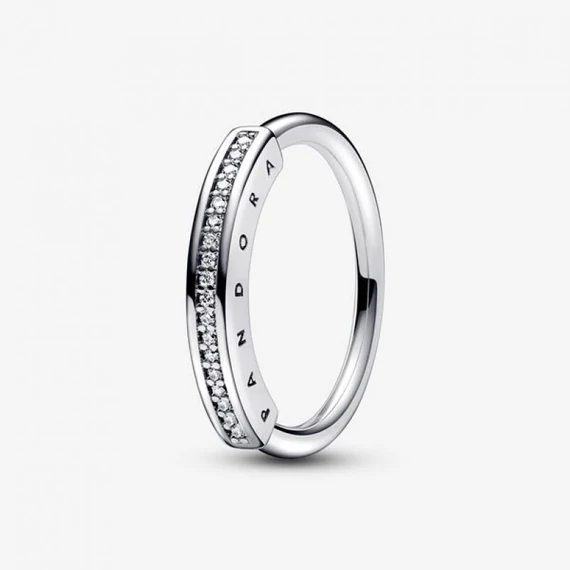 Pandora  - Signature I-D pavé gyűrű - 192283C01-48