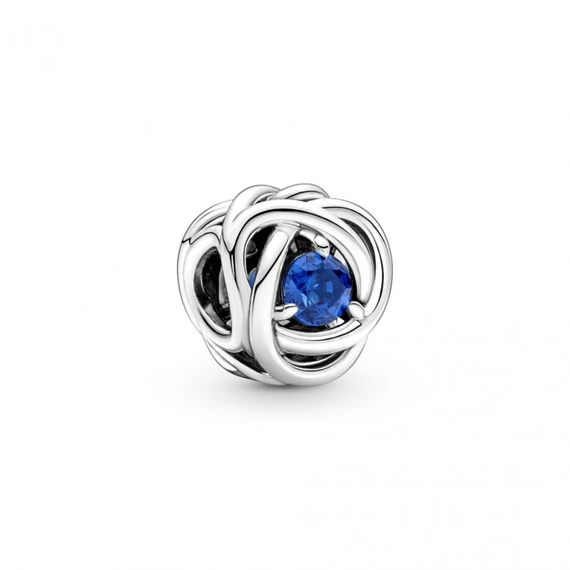 Pandora  - Kék örökkévalóság körök ezüst charm - 790065C07