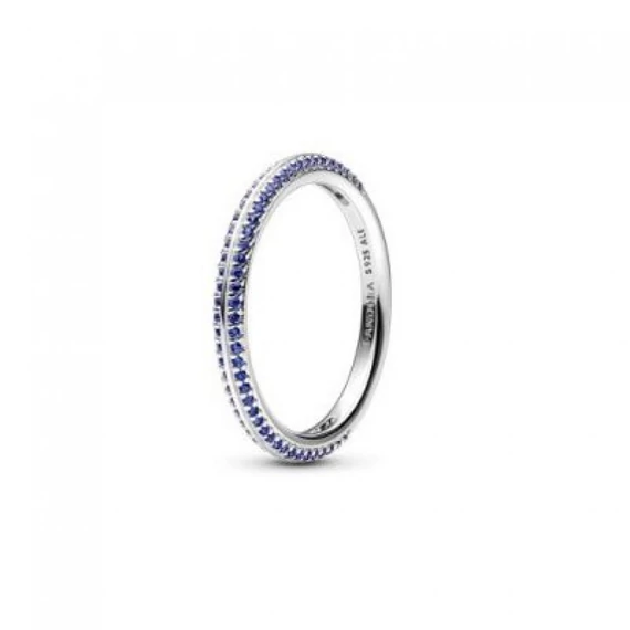 Pandora  - me kék pavé gyűrű - 199679C03-48