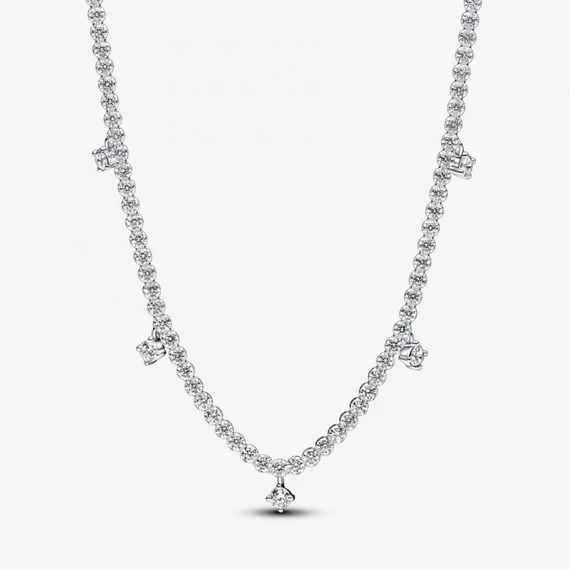 Pandora  - Szikrázó cseppek collier nyaklánc - 392405C01-43