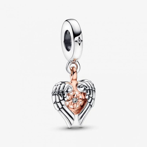Pandora  - Égi iránytű angyalszárny függő charm - 782359C01