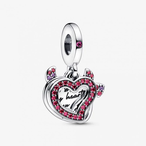 Pandora  - Ördögszív dupla függő charm - 792511C01