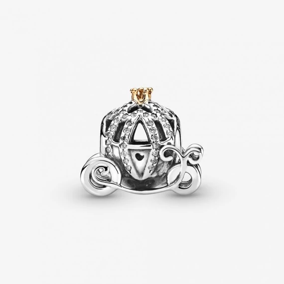 Pandora  - Disney Hamupipőke tökhintója charm - 791573CZ