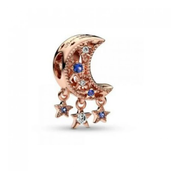 Pandora  - Csillag és félhold charm - 789643C01