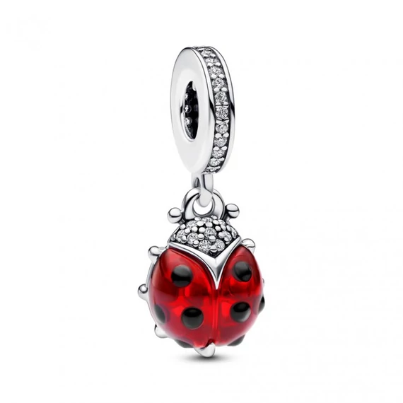 Pandora  - Piros katicabogár függő charm - 792571C01