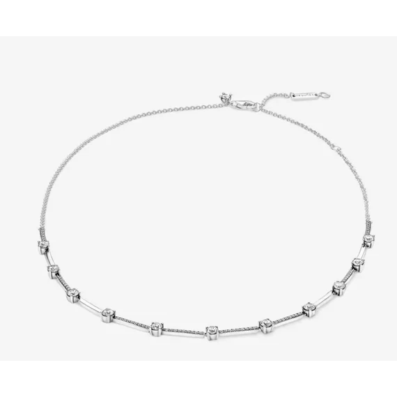 Pandora  - Szikrázó pavé collier nyaklánc - 390059C01-45