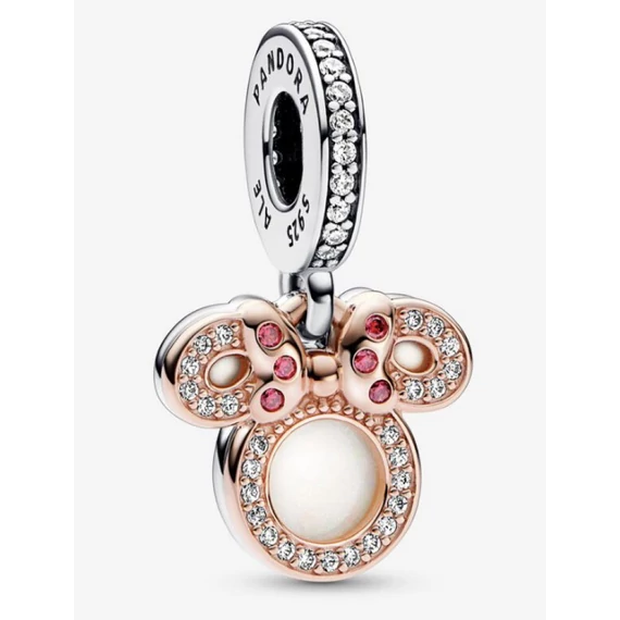 Pandora  - Disney Minnie egér sziluett dupla függő charm - 782615C01