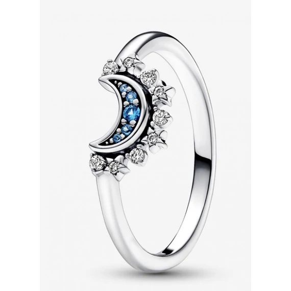 Pandora  - ÉGEN A CSILLAG KÉK SZIKRÁZÓ HOLDGYÛRÛ  - 192675C01-52