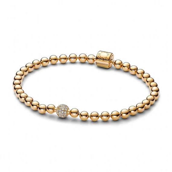 Pandora  - Gyöngy és pavé karkötő - 568342C01-21