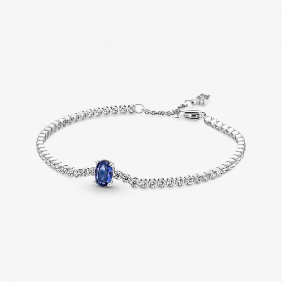 Pandora  - Szikrázó pavé teniszkarkötő  - 590039C01-16
