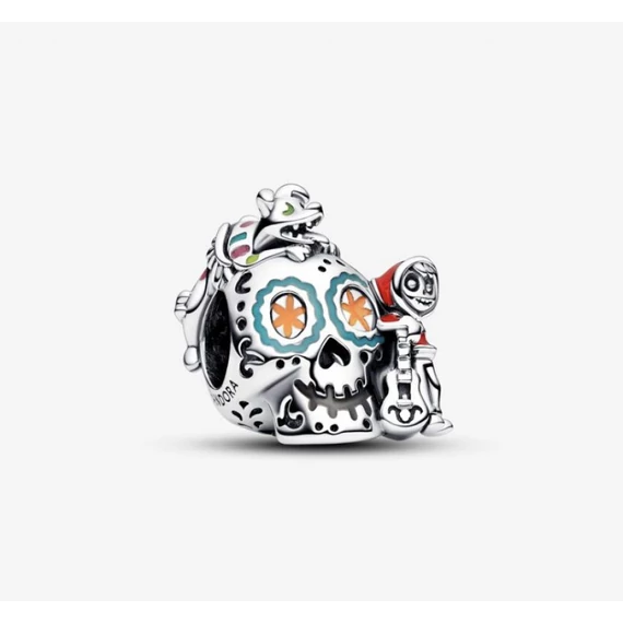 Pandora  - Disney Pixar Coco Miguel és Dante koponya foszforeszkáló charm - 792817C01