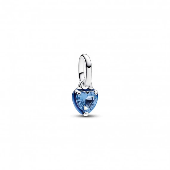 Pandora  - ME kék csakra szív mini függő charm - 793042C02