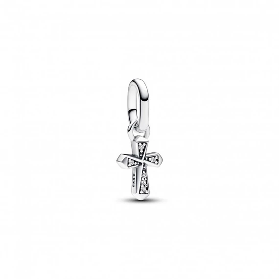 Pandora  - ME szikrázó kereszt mini függő charm - 793044C01