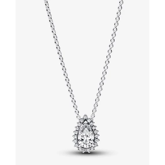 Pandora  - Szikrázó körte glória collier nyaklánc - 392832C01-45