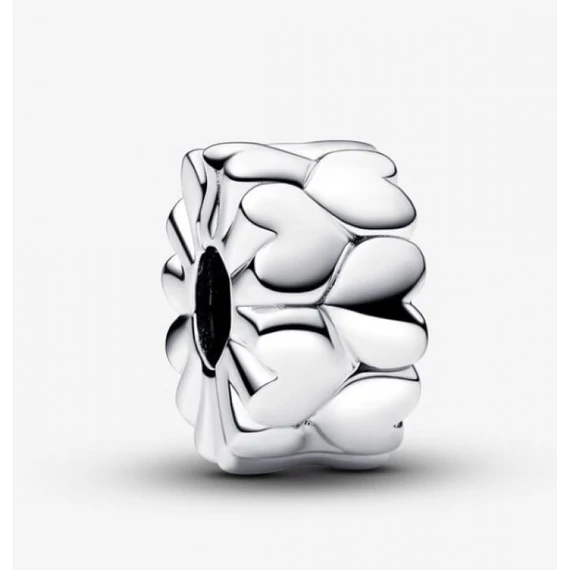 Pandora  - Szívmintás klip charm - 792828C00