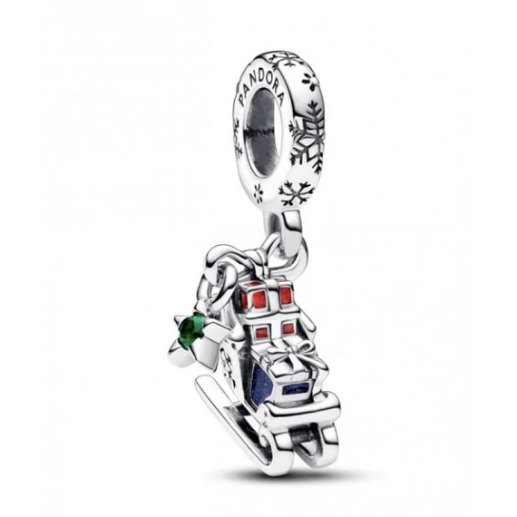 Pandora  - Karácsonyi szán 2023 függő charm - 792977C01