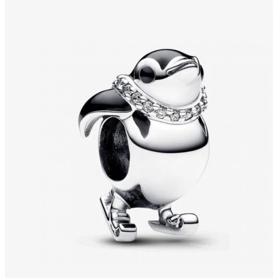 Pandora  - Síelő pingvin charm - 792988C01