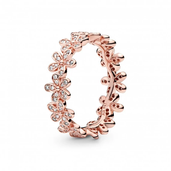 Pandora  - Ragyogó százszorszépkoszorú gyűrű - 180934CZ-50