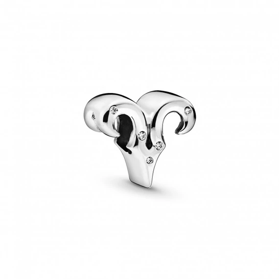 Pandora  - Szikrázó Kos csillagjegy charm - 798416C01