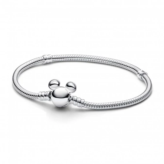 Pandora  - Disney Mickey egér kapcsos Moments kígyólánc karkötő - 593061C00-19