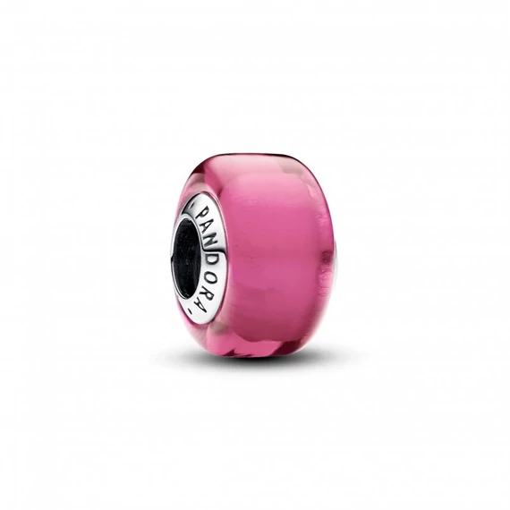 Pandora  - Rózsaszín mini muranói üveg charm - 793107C00