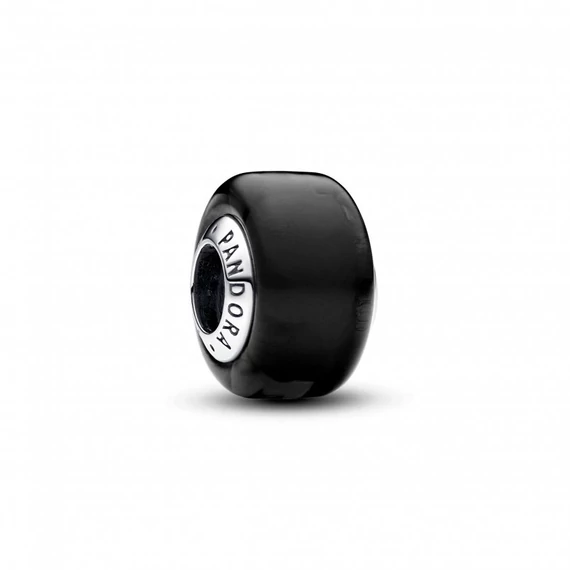 Pandora  - Fekete mini muranói üveg charm - 793117C00