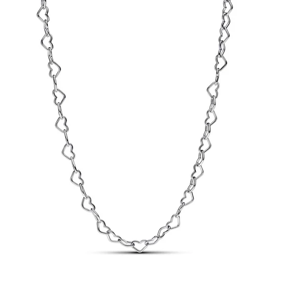 Pandora  - Összefonódó szívek collier nyaklánc - 393334C00-45