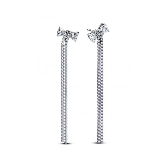Pandora  - Pavé masni függő fülbevaló - 293544C01