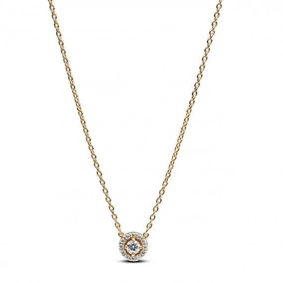 Pandora  - Kerek pavé glória medálos nyaklánc - 363548C01-45